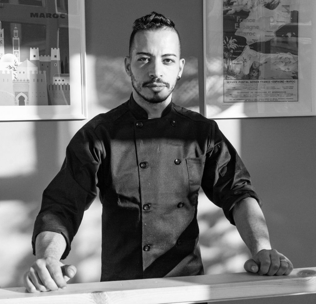 Chef Soufiane at Sofi Corner Café, original portrait